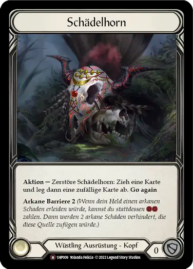 Skullhorn [1HP009] (HP1 - Black Label NON-ENGLISH)