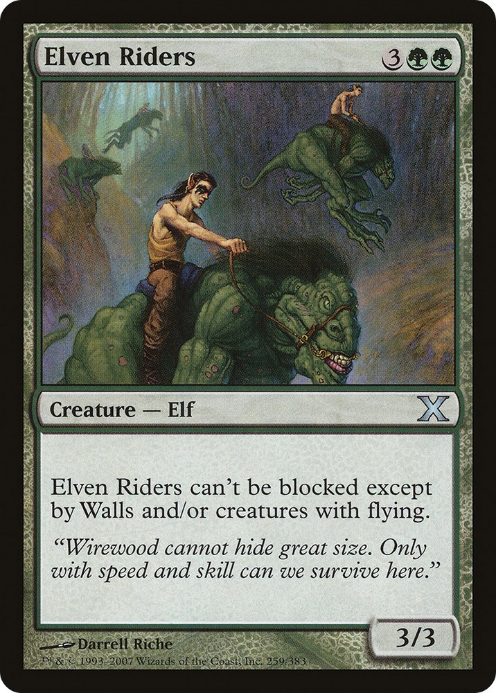 Elven Riders (10E-259) [Tenth Edition] Foil