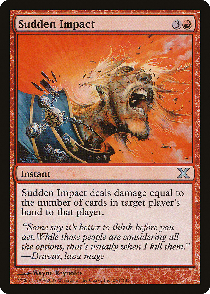 Sudden Impact (10E-241) [Tenth Edition] Foil