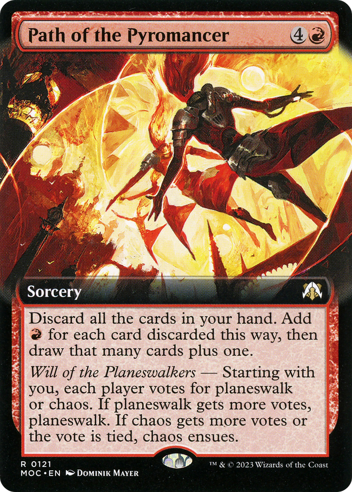 Path of the Pyromancer (Extended Art) [March of the Machine Commander]
