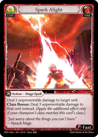 Spark Alight (153) [Dawn of Ashes: Alter Edition]