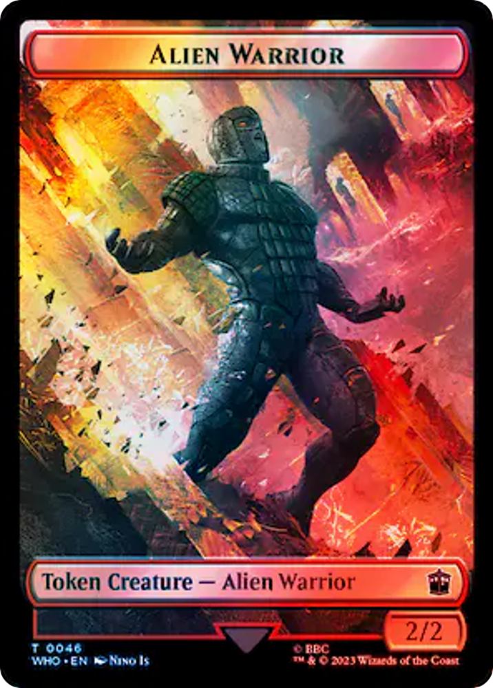 Alien Warrior (TWHO-046) [Doctor Who Tokens] Foil