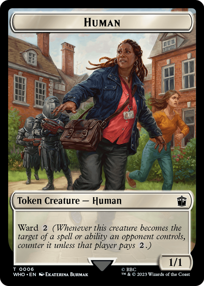 Human (TWHO-006) [Doctor Who Tokens] Foil