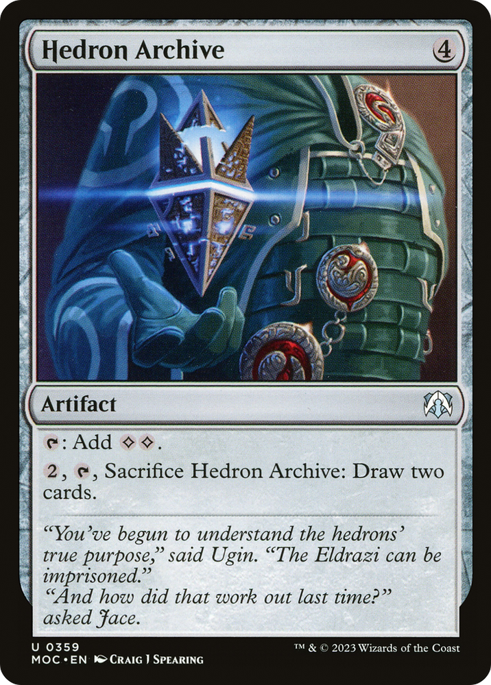 Hedron Archive [March of the Machine Commander]