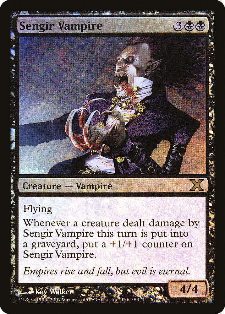 Sengir Vampire (10E-176★) [Tenth Edition] Foil