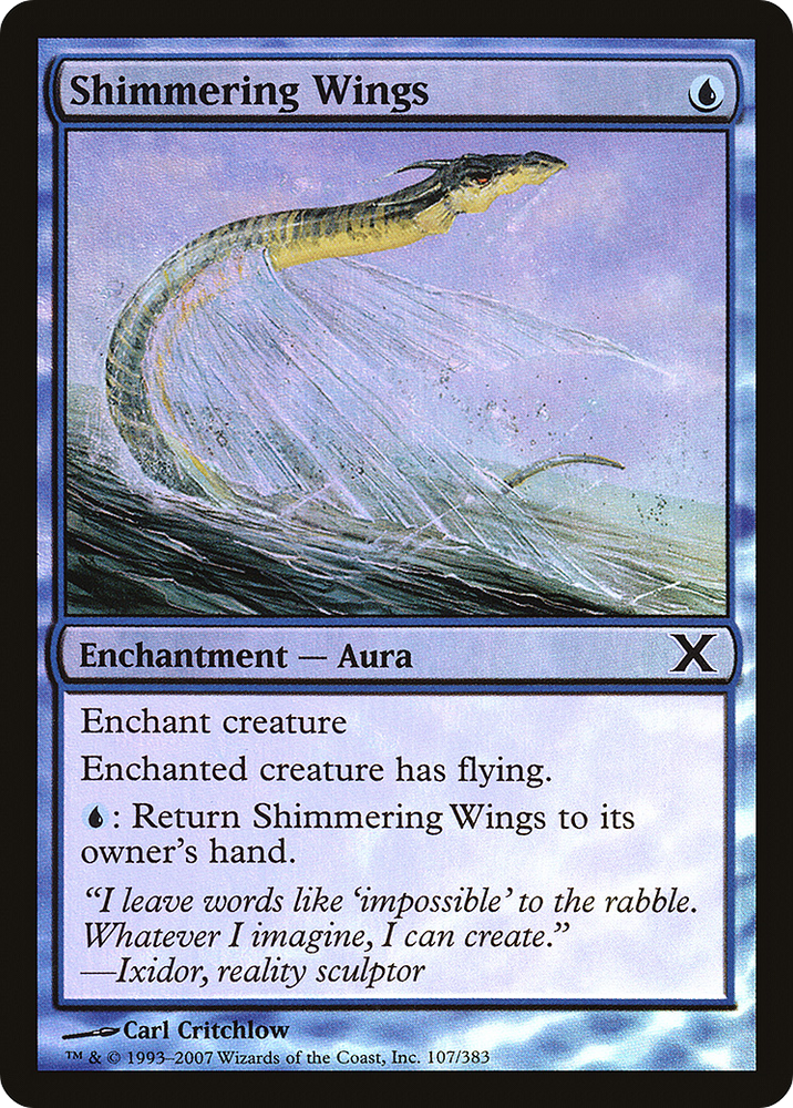 Shimmering Wings (10E-107★) [Tenth Edition] Foil