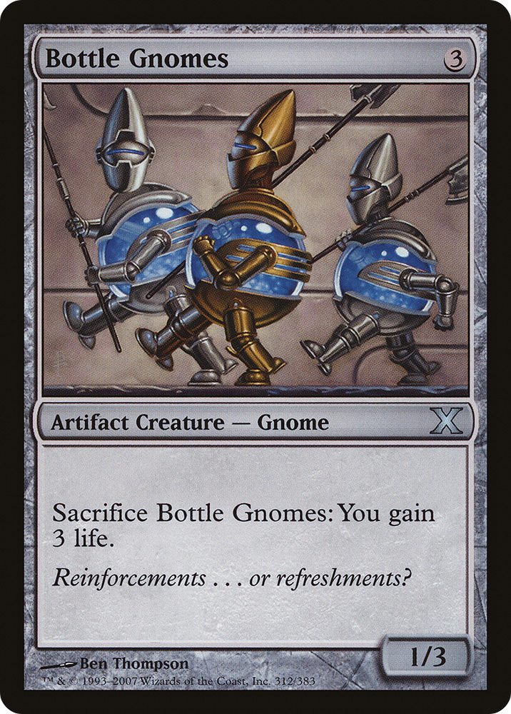 Bottle Gnomes (10E-312) [Tenth Edition] Foil