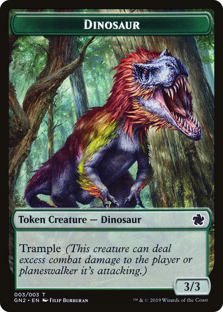 Dinosaur (TGN2-003) [Game Night 2019 Tokens]