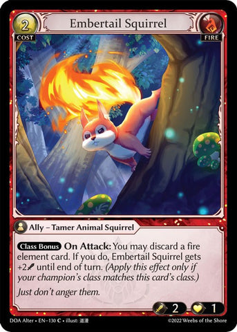 Embertail Squirrel (130) [Dawn of Ashes: Alter Edition]