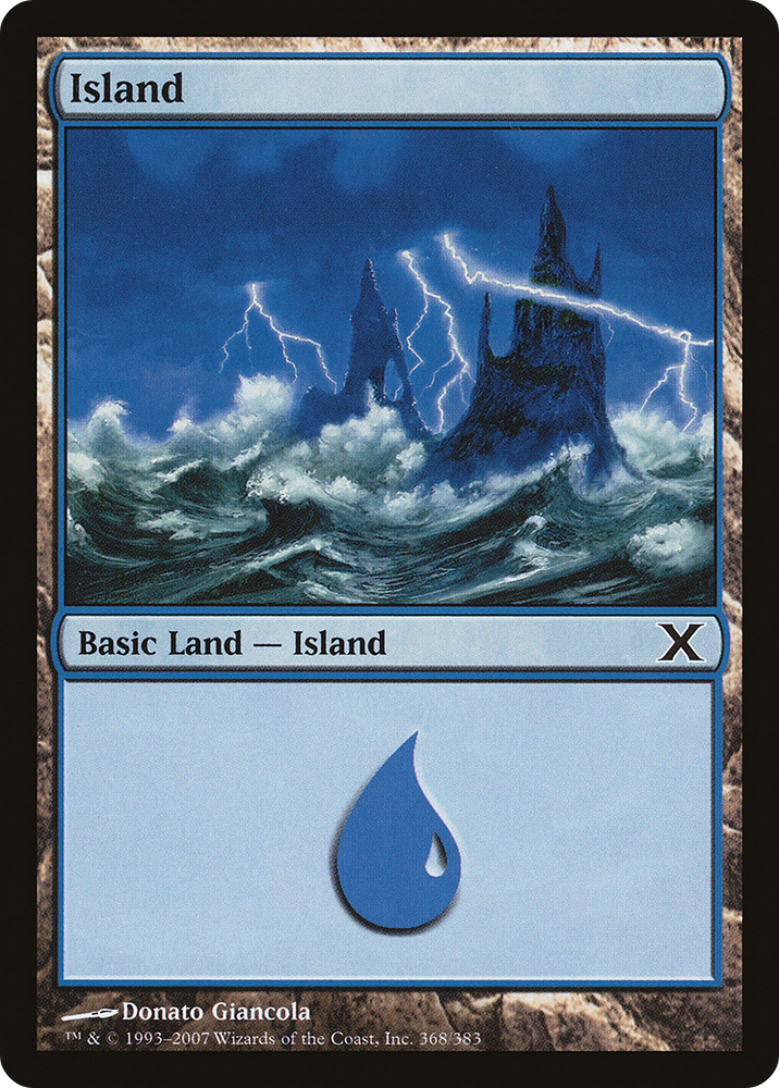 Island (10E-368) [Tenth Edition] Foil