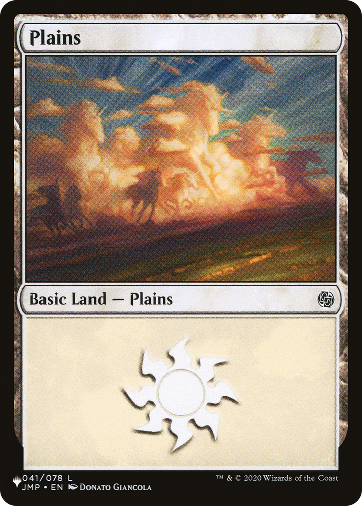 Plains (041) (JMP) (LIST-041/078) [The List]