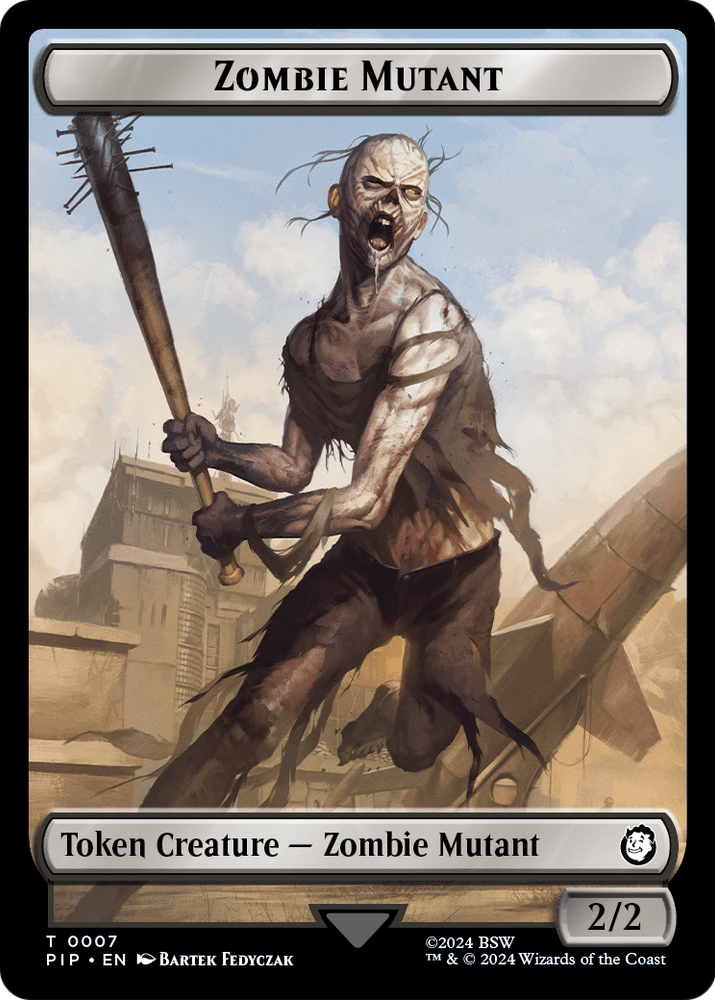 Zombie Mutant (TPIP-007) [Fallout Tokens] Foil