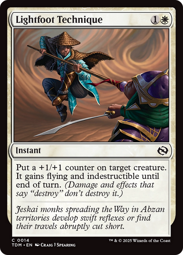 Lightfoot Technique [Tarkir: Dragonstorm]