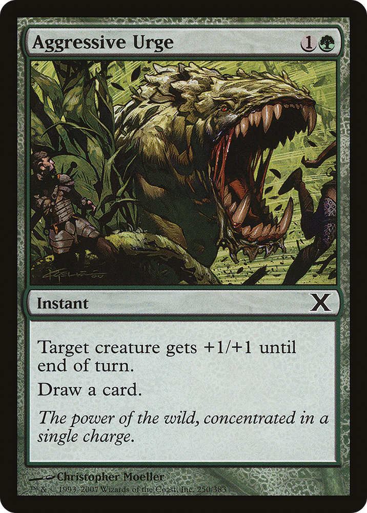 Aggressive Urge (10E-250) [Tenth Edition] Foil