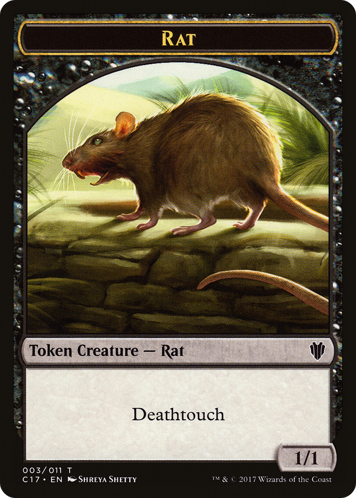 Rat (TC17-003) [Commander 2017 Tokens]