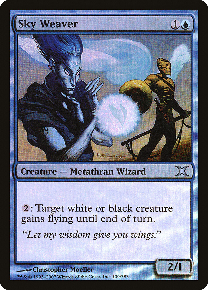 Sky Weaver (10E-109★) [Tenth Edition] Foil