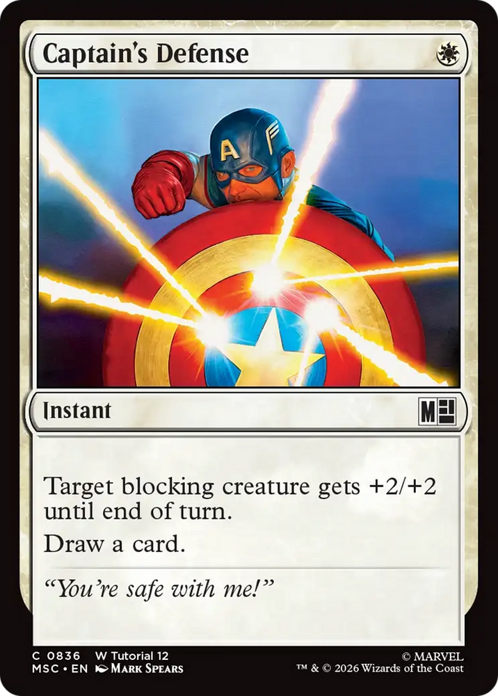 Captain's Defense [Marvel Super Heroes Commander]