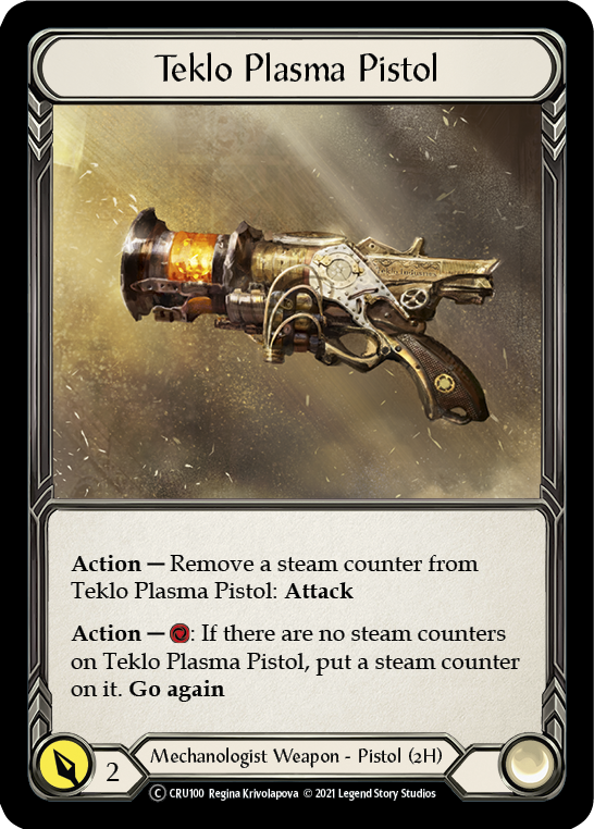 Teklo Plasma Pistol [U-CRU100] (Crucible of War Unlimited)  Unlimited Rainbow Foil