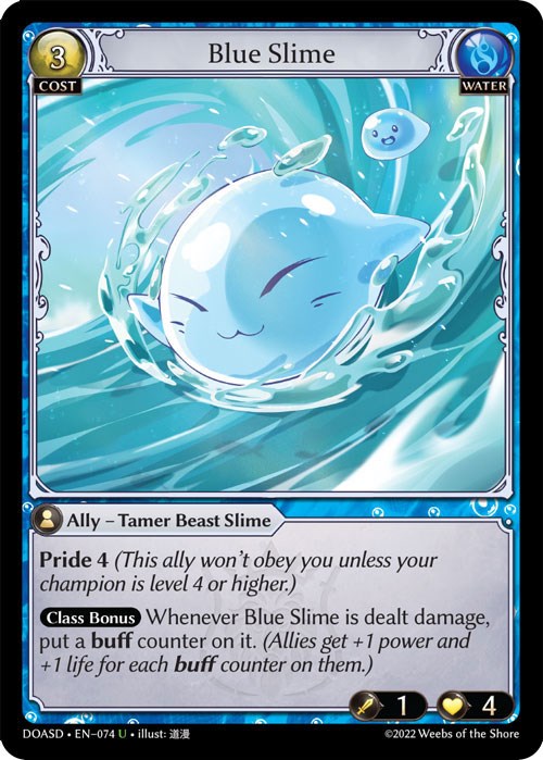 Blue Slime (074) [Dawn of Ashes: Starter Decks]