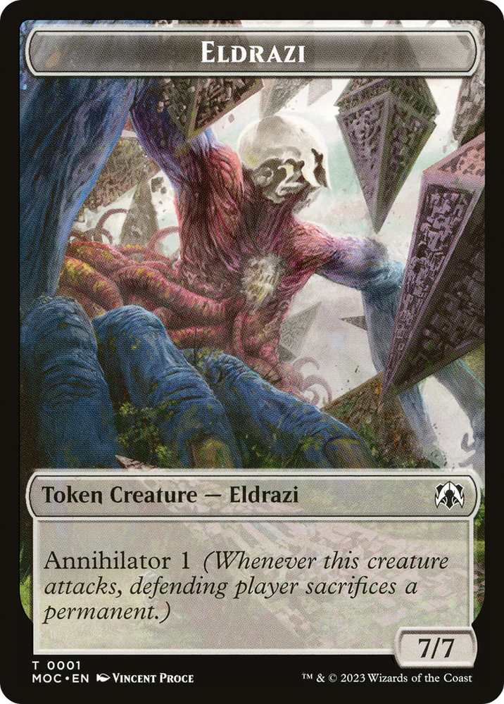 Eldrazi (TMOC-001) [March of the Machine Commander Tokens]