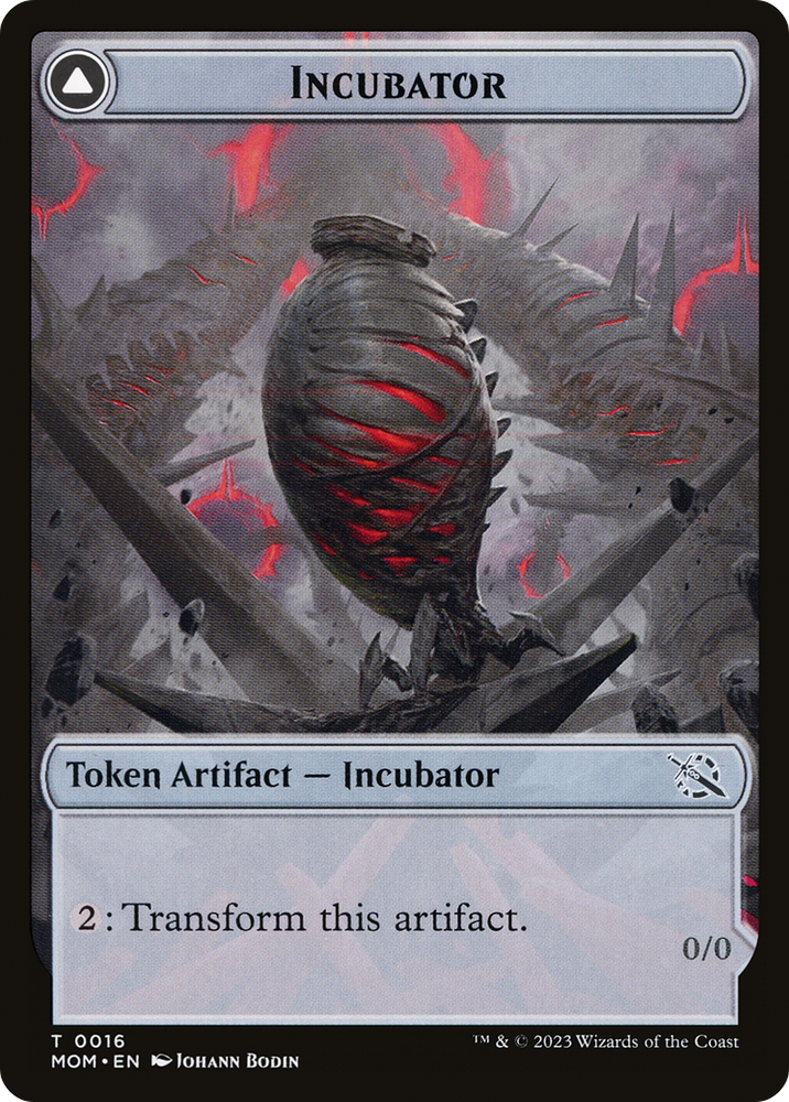 Incubator // Phyrexian (TMOM-016) [March of the Machine Tokens]