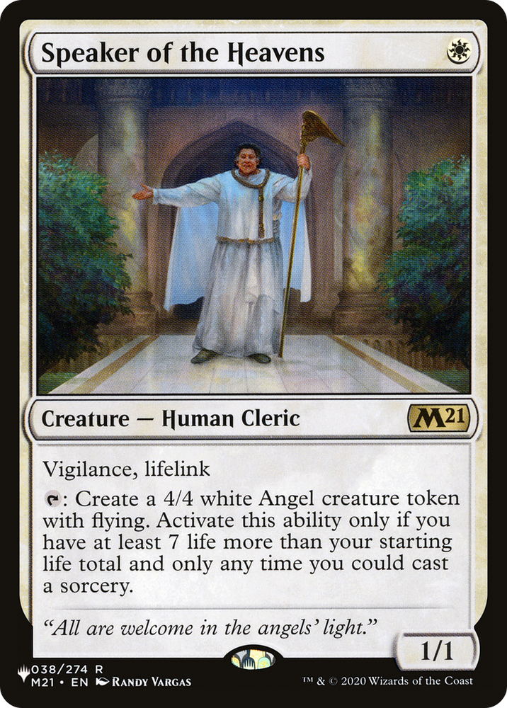 Speaker of the Heavens (PLST-M21-38) [The List]