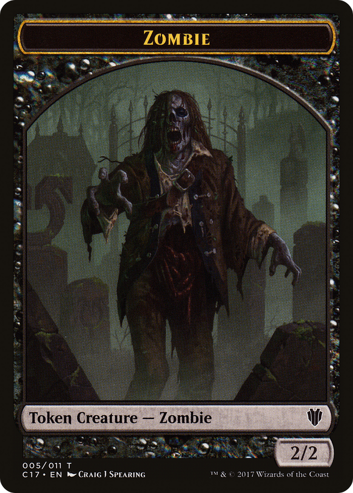 Zombie (TC17-005) [Commander 2017 Tokens]