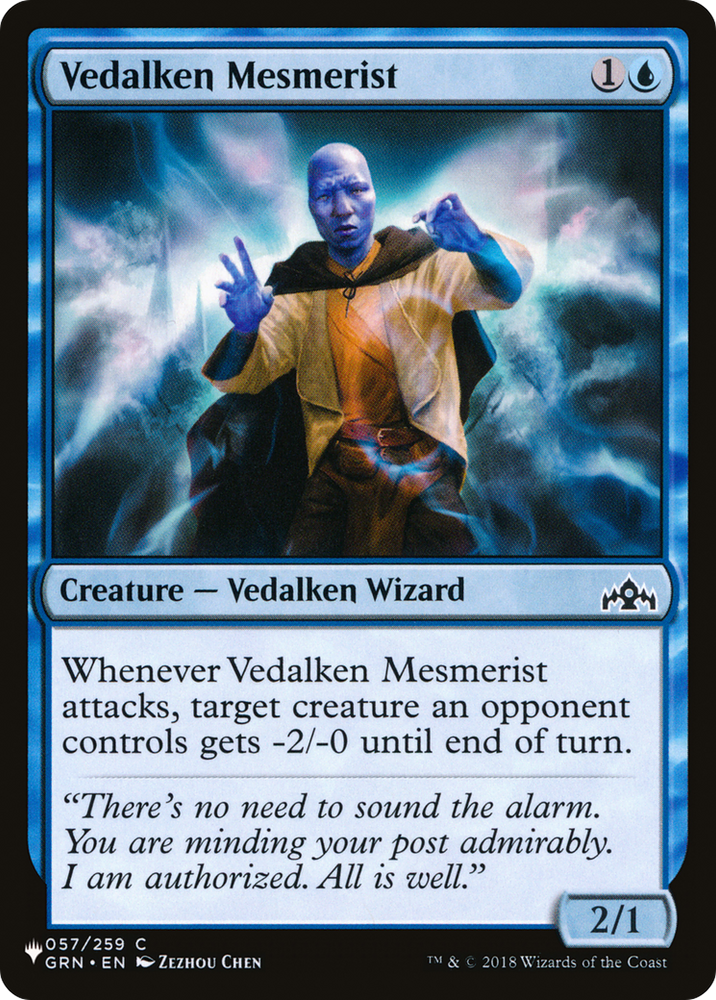 Vedalken Mesmerist (LIST-057/259) [The List Reprints]