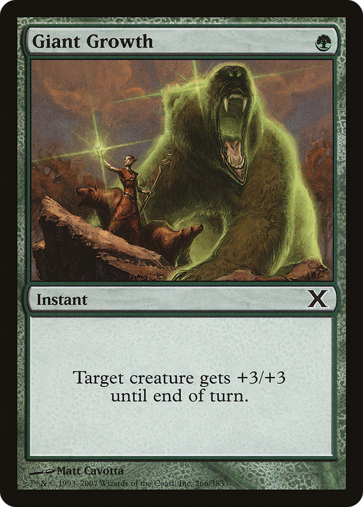 Giant Growth (10E-266) [Tenth Edition]