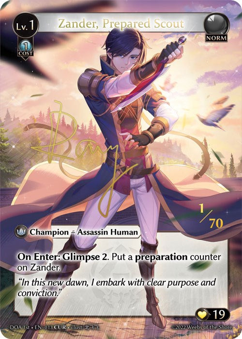 Zander, Prepared Scout (CUR) (013) [Dawn of Ashes: 1st Edition]