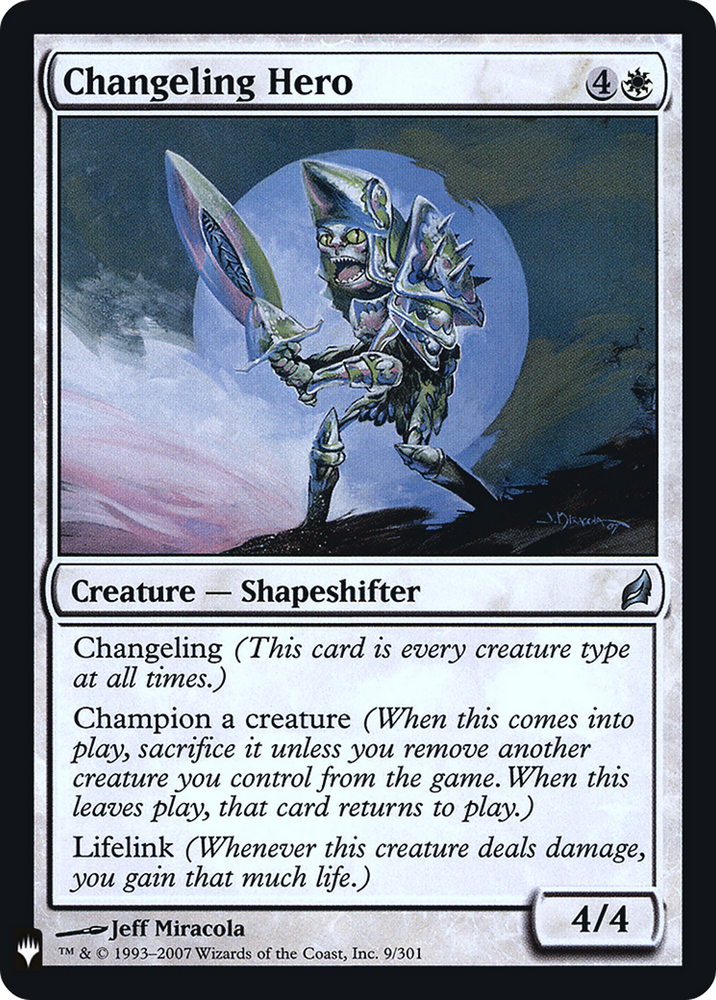 Changeling Hero (PLST-LRW-9) [The List]