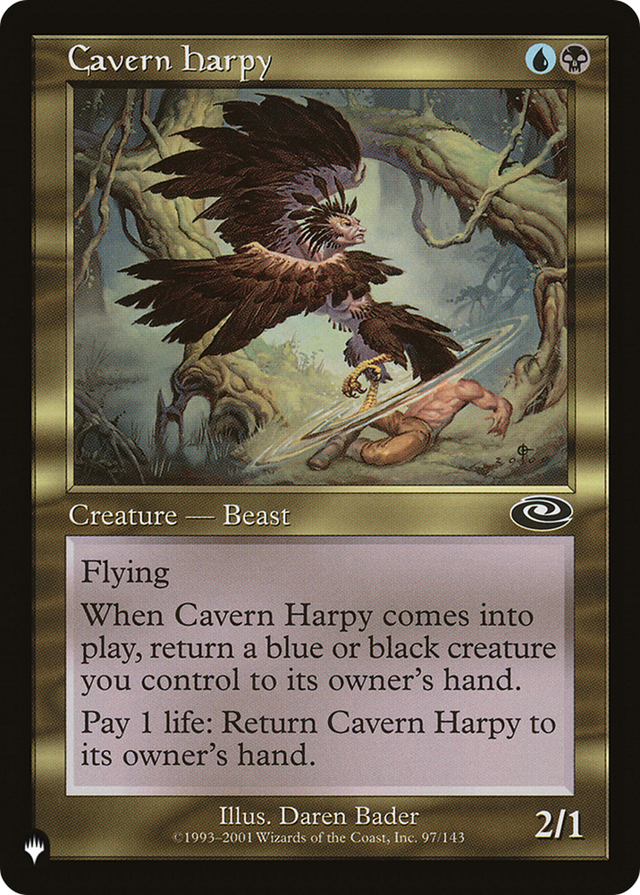Cavern Harpy [The List]