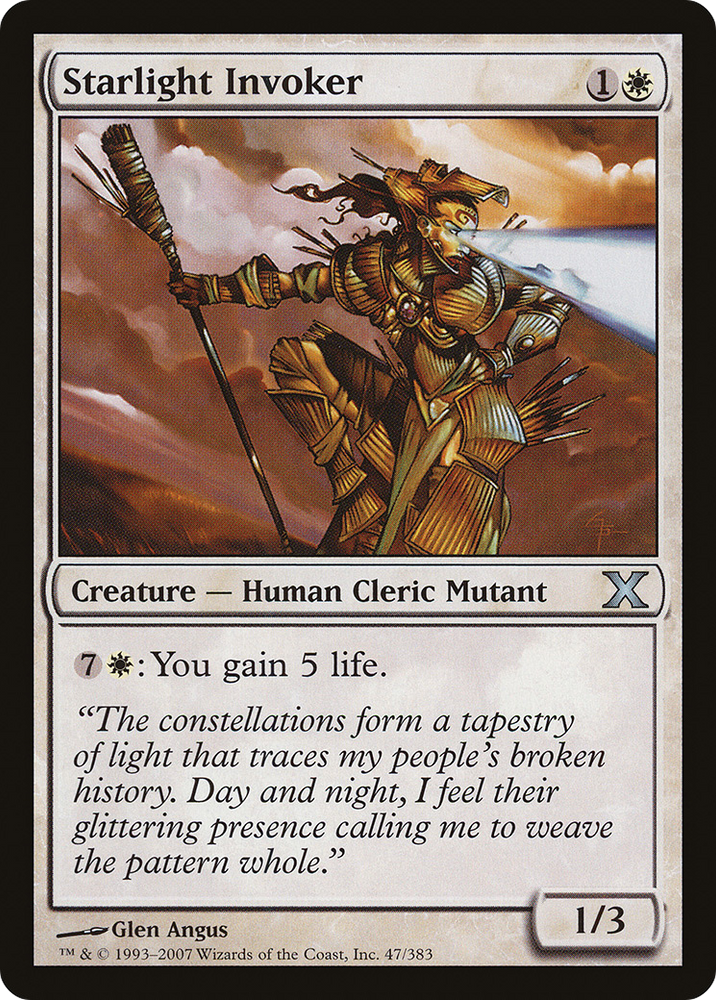 Starlight Invoker (10E-047) [Tenth Edition] Foil