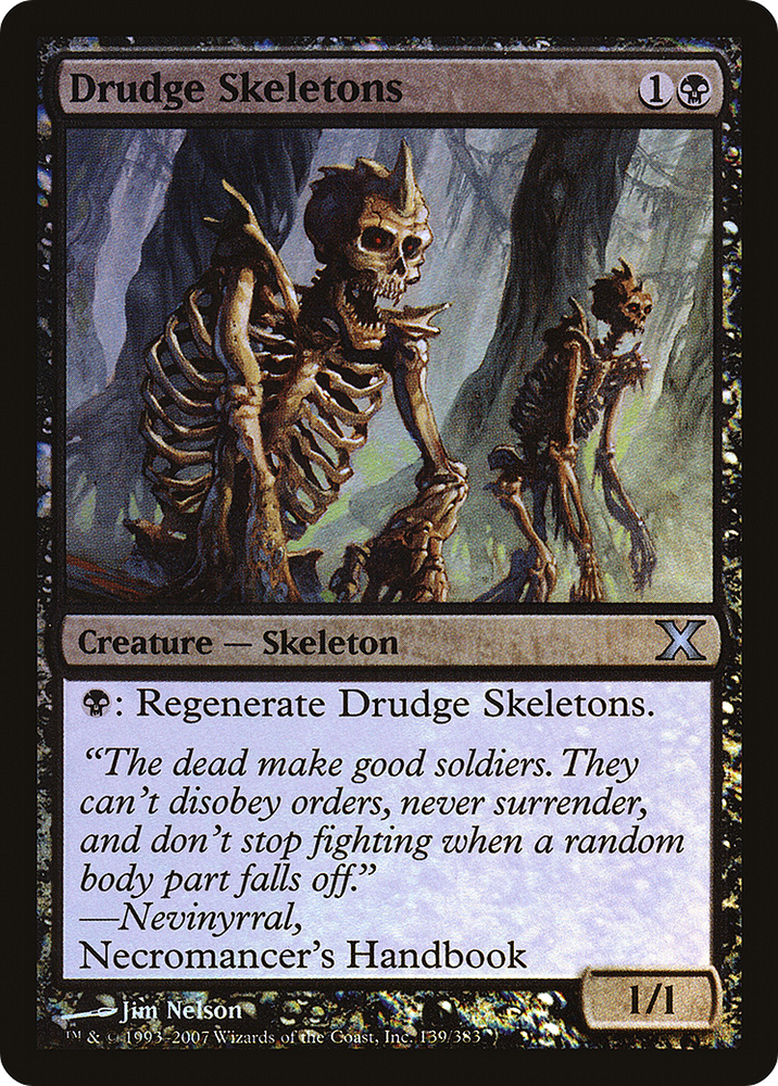 Drudge Skeletons (10E-139★) [Tenth Edition] Foil