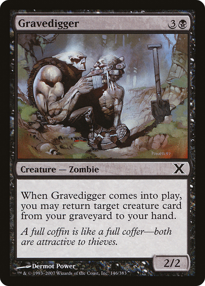 Gravedigger (10E-146) [Tenth Edition] Foil