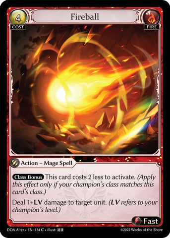Fireball (134) [Dawn of Ashes: Alter Edition]