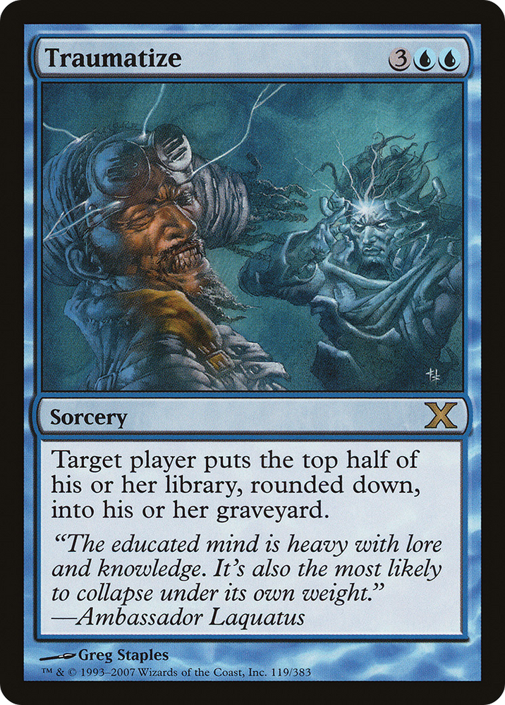 Traumatize (10E-119) [Tenth Edition] Foil