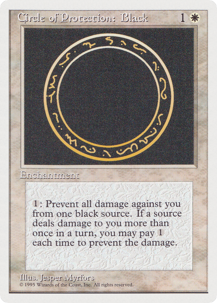 Circle of Protection: Black (RQS-002) [Rivals Quick Start Set]