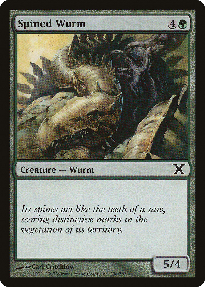 Spined Wurm (10E-298) [Tenth Edition]
