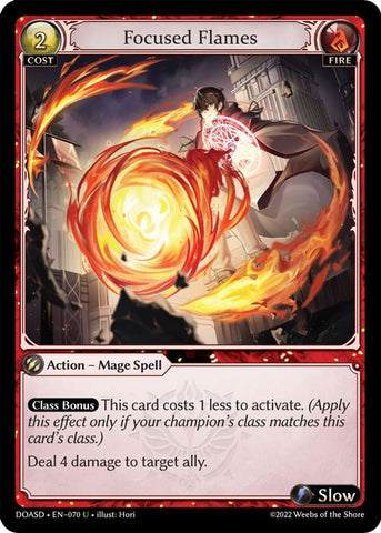 Focused Flames (070) [Dawn of Ashes: Starter Decks]