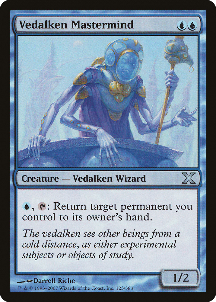 Vedalken Mastermind (10E-123) [Tenth Edition] Foil