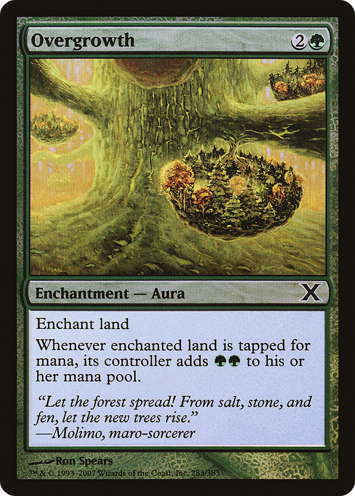 Overgrowth (10E-283★) [Tenth Edition] Foil