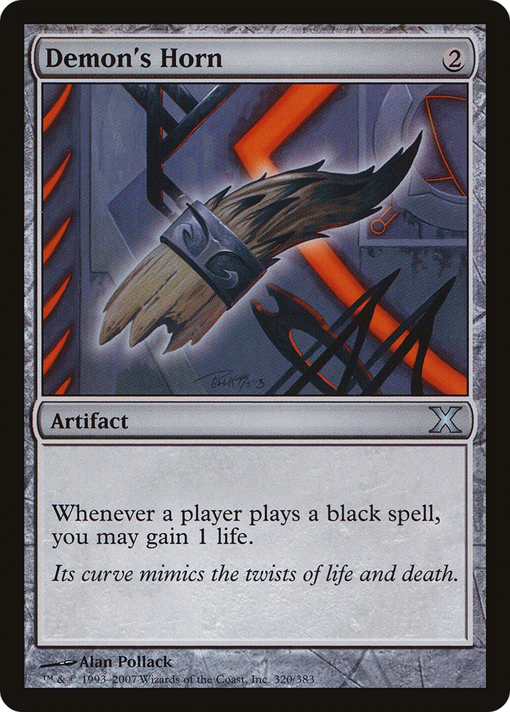 Demon's Horn (10E-320) [Tenth Edition] Foil