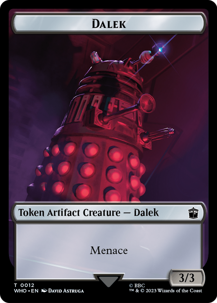 Dalek (TWHO-012) [Doctor Who Tokens]