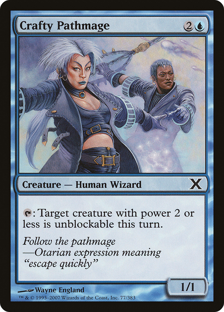 Crafty Pathmage (10E-077) [Tenth Edition] Foil