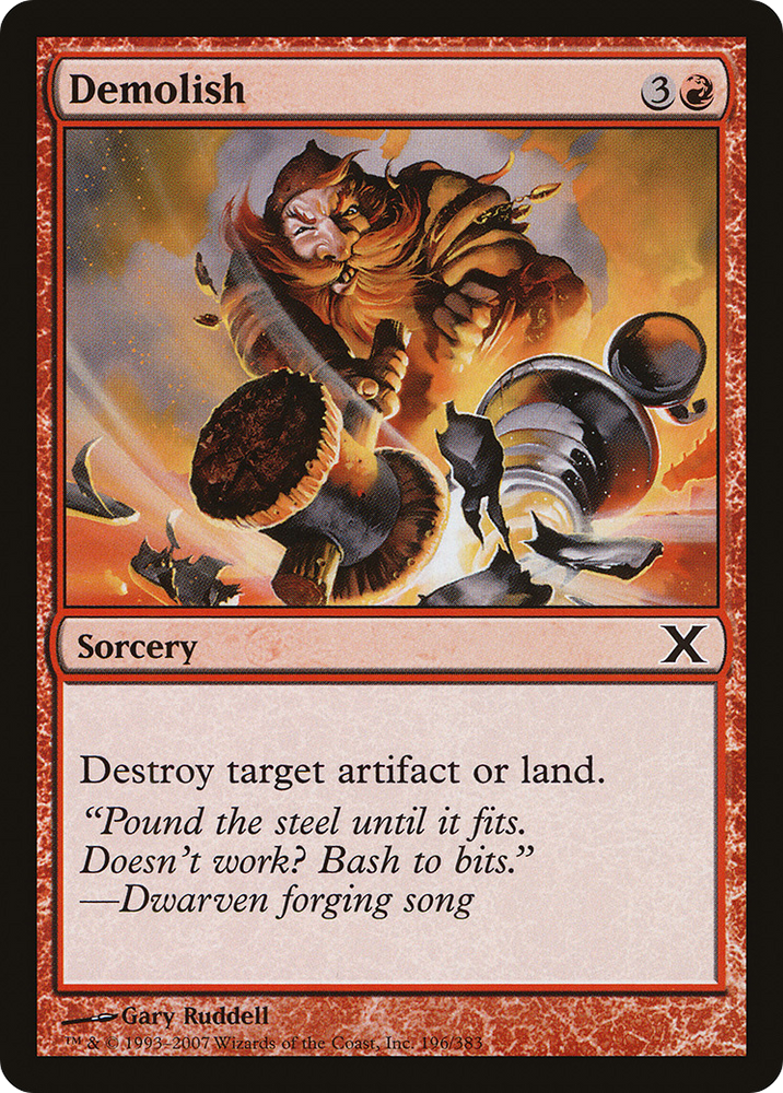 Demolish (10E-196) [Tenth Edition]
