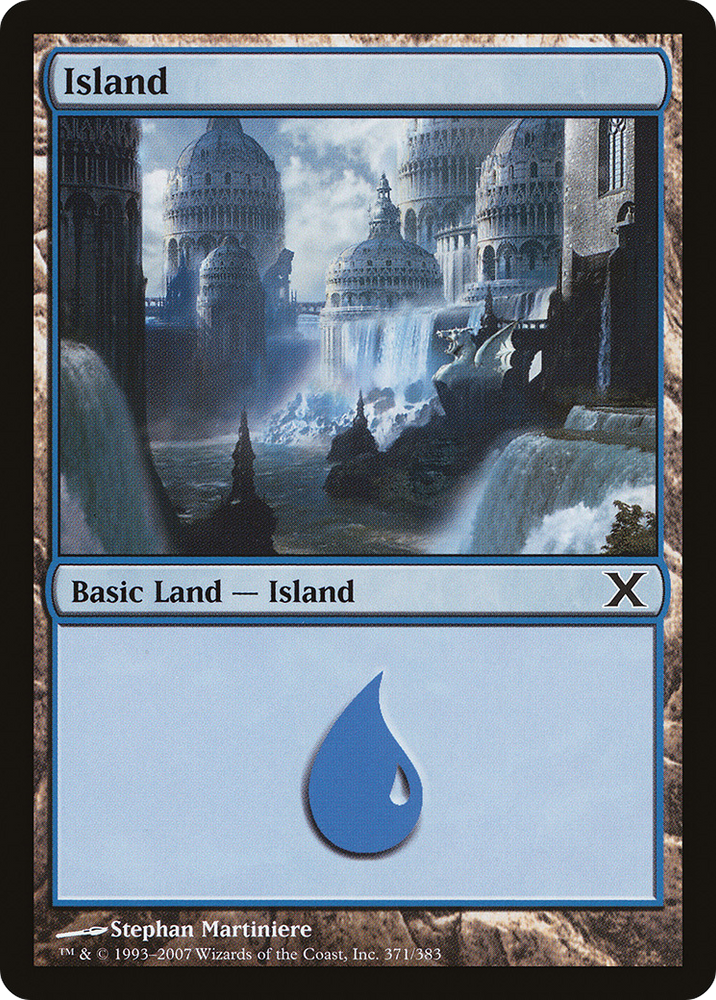 Island (10E-371) [Tenth Edition] Foil