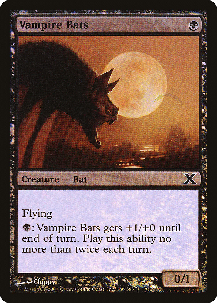 Vampire Bats (10E-186★) [Tenth Edition] Foil
