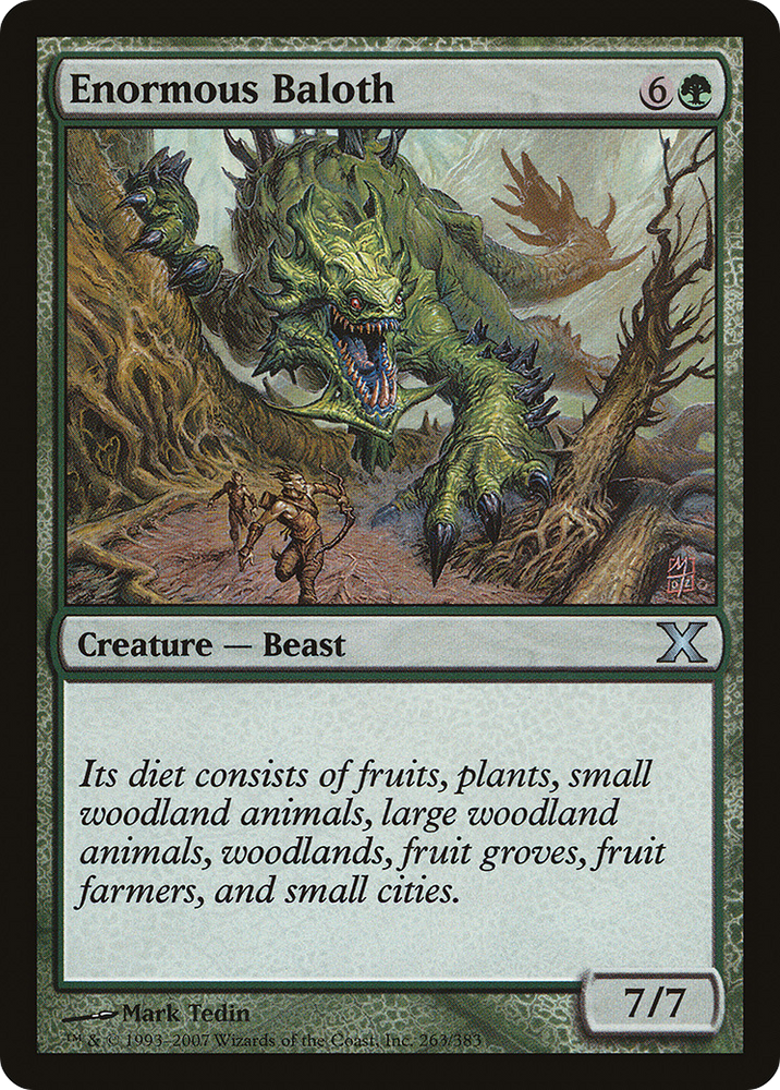 Enormous Baloth (10E-263) [Tenth Edition] Foil