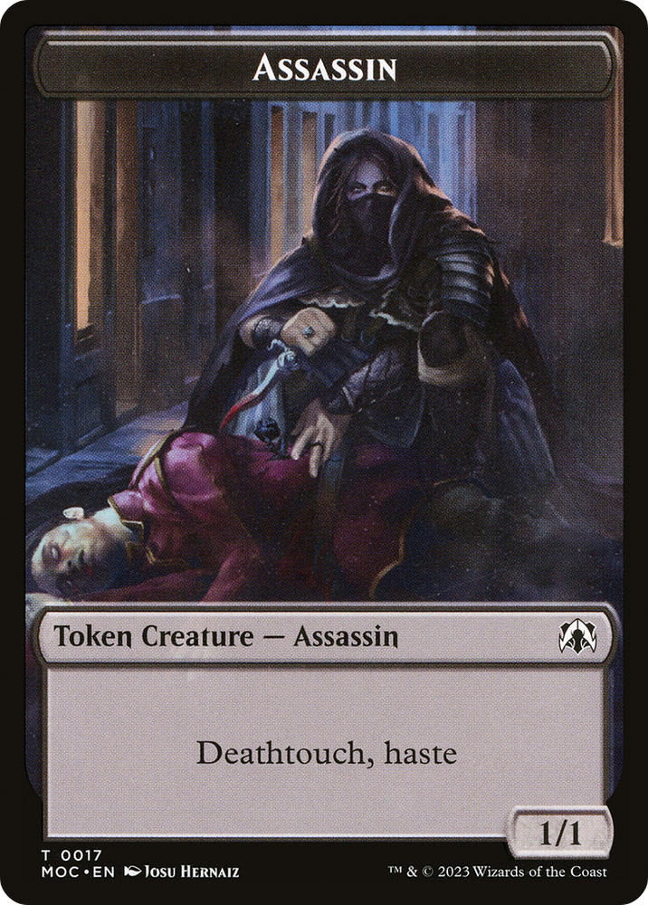 Assassin (TMOC-017) [March of the Machine Commander Tokens]